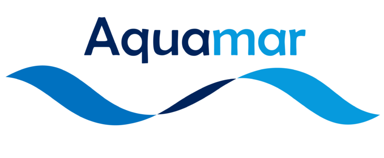 Logotipo comercial Aquamar productos del mar congelados